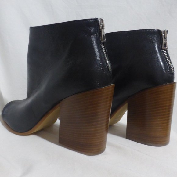 RUDSAK, size 37, open toe heels, zip back, Made In Italy, GUC - Picture 4 of 15